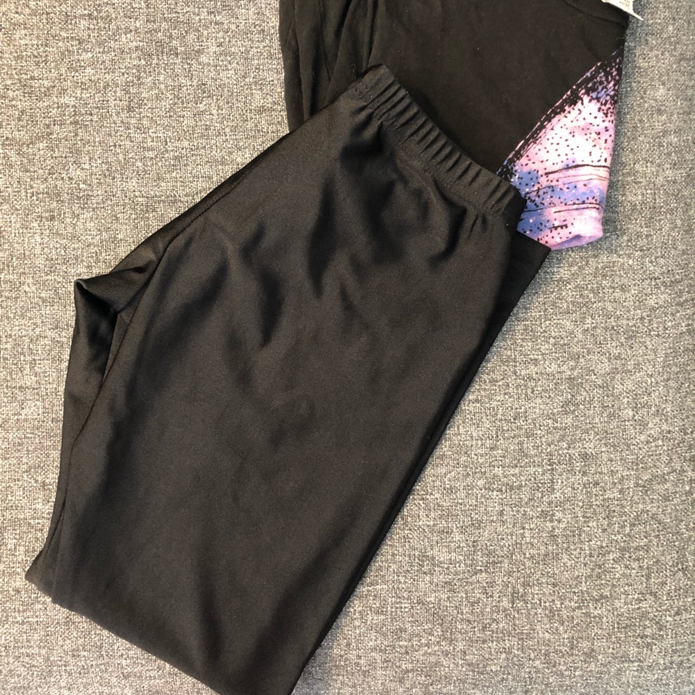 subtly sparkley black leggings *free w/ purchase*